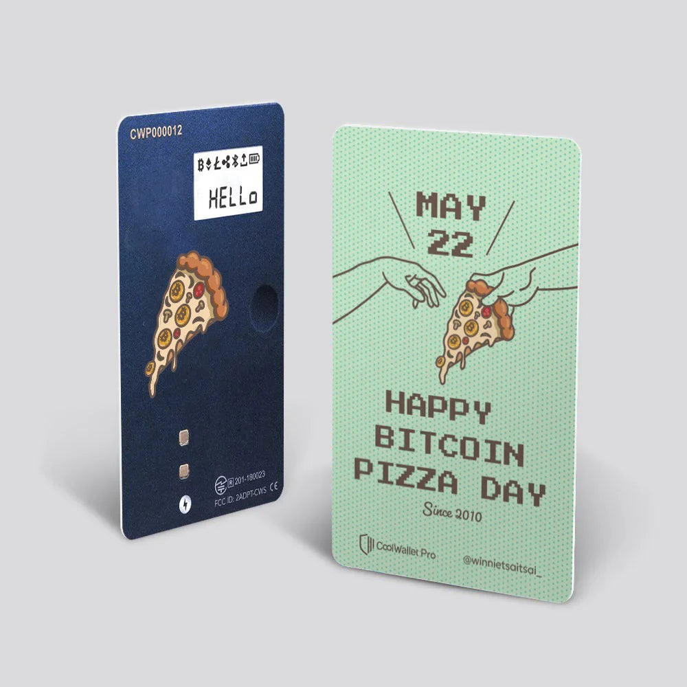 CoolWallet Pro 披薩日 x 數碼綠 by Winnie Tsai
