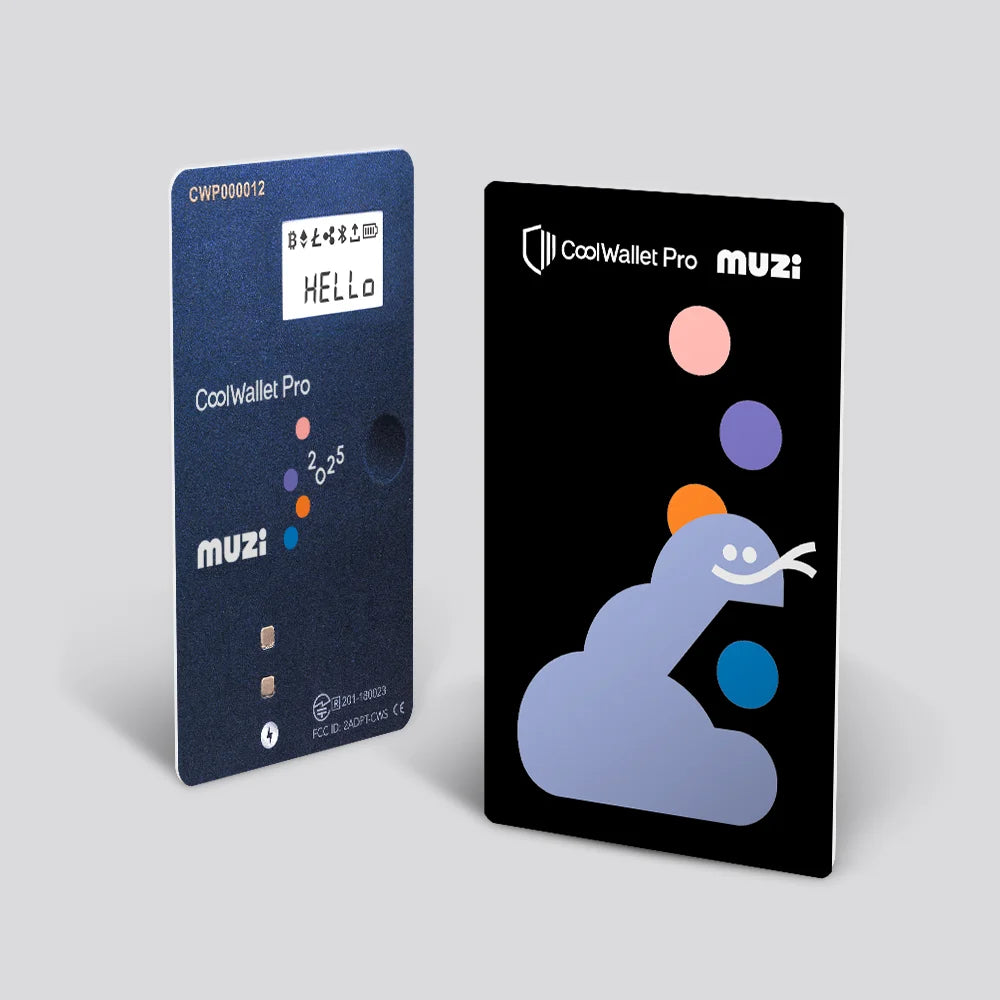 CoolWallet Pro x 紫要蛇住比特幣 by Muzixiii