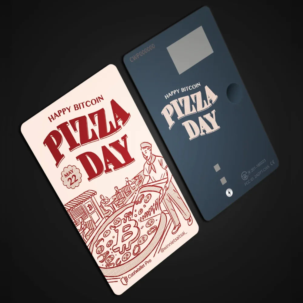 CoolWallet Pro 披薩日 x 懷舊紅 by Winnie Tsai