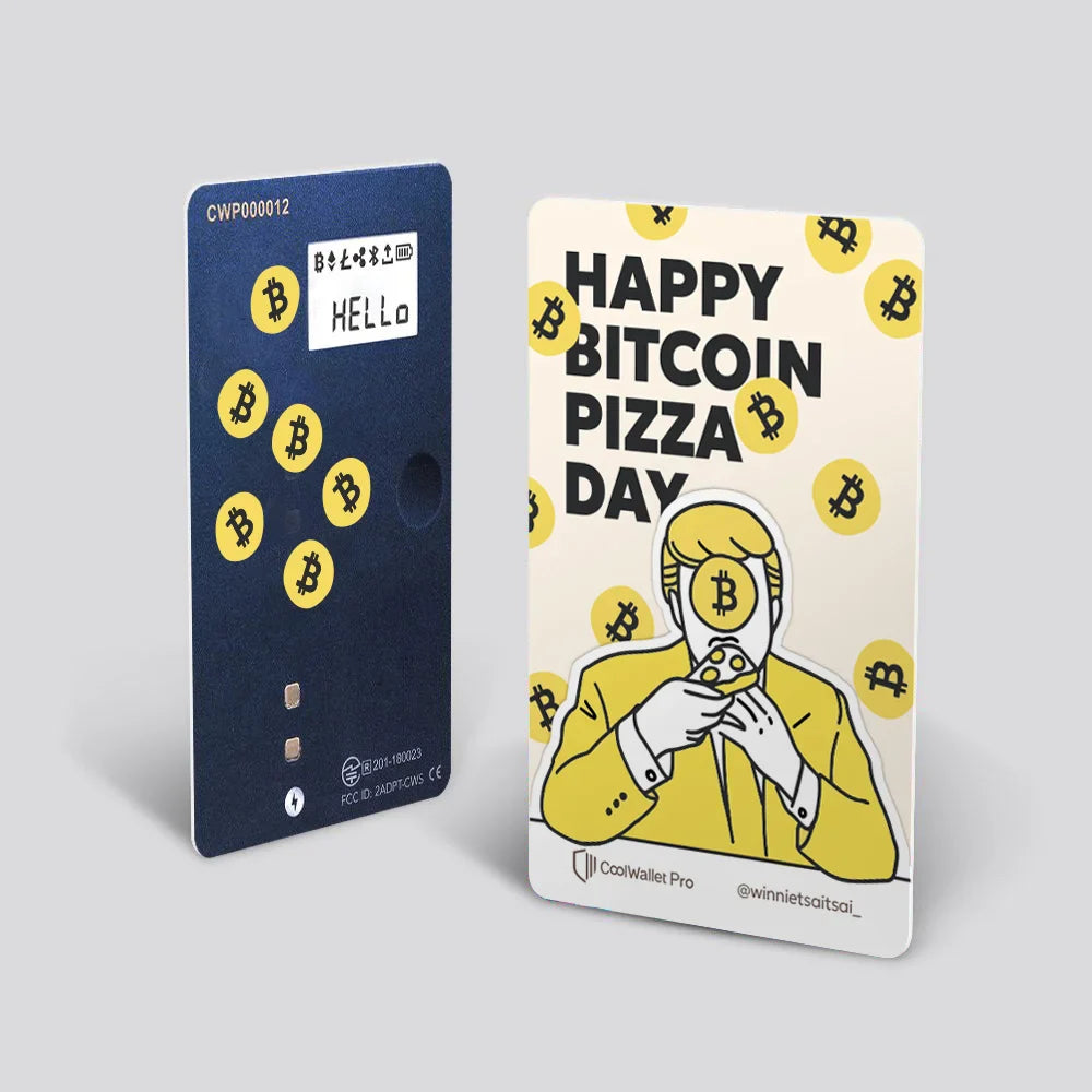 CoolWallet Pro 披薩日 x 比特金比特金 by Winnie Tsai
