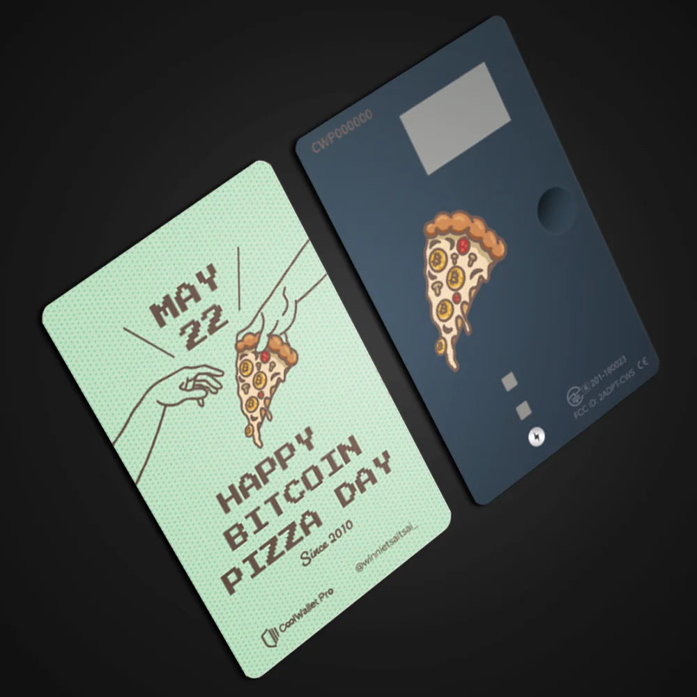 CoolWallet Pro 披薩日 x 數碼綠 by Winnie Tsai